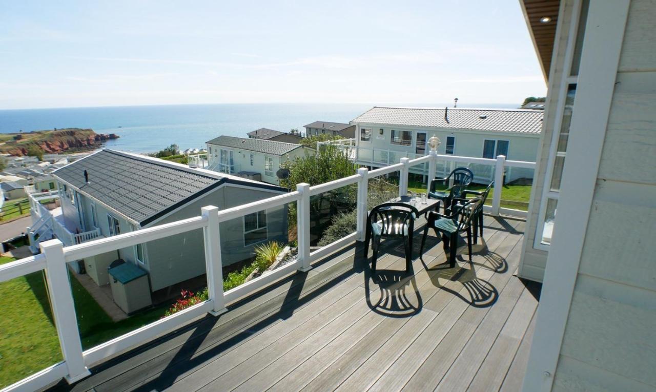 Luxury 3 Bed 2 Bath Lodge With Sea Views! Exmouth Esterno foto