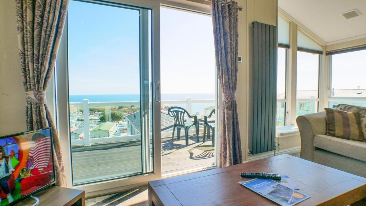 Luxury 3 Bed 2 Bath Lodge With Sea Views! Exmouth Esterno foto